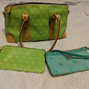 dooney and bourke purse & two coin purses